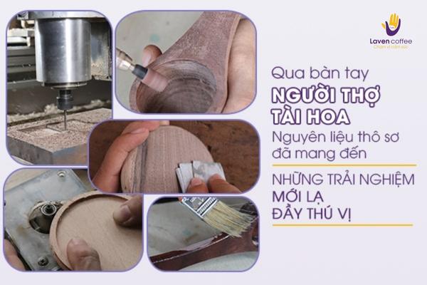 Quy trình làm ra một dụng cụ gỗ pha chế cà phê vô cùng tỉ mỉ